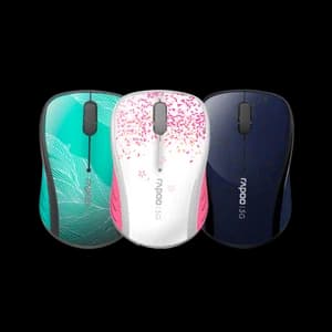 3100P 5G Wireless Optical Mouse Blue/ Green/ White