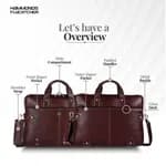 HAMMONDS FLYCATCHER Leather Laptop Bag (Brown)