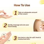 Mamaearth Vitamin C Daily Glow Light Moisturizing Cream with Turmeric & Vitamin C for Skin Brightening - 50 g