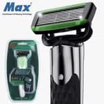 MAX RAZOR 7 Blade Shaving Razor with Zinc Alloy Handle | Shaving Razor | Shaving Razor for men
