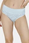 Zivame (Pack of 2) Bikini Low Rise Anti-Microbial Panty For Women - Water Blue