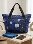 Extendable Travel Bag Large Capacity Waterproof Nylon Foldable Gym Luggage Shoulder Duffel Bag