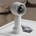 Mini HandHeld Turbo Fan Upto 100 Gear Speed,Upto 6 Hours Backup
