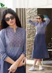 FuLoo's Premier Denim Western Kurti # 1028