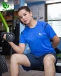 Bravo Active Dry T-shirts for Women in Blue