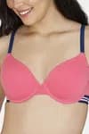 Zivame Padded Regular Wired 3/4th Coverage T-shirt Bra - Pink