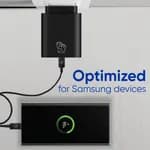 Elephu charger 25S| Super fast charger for SAMSUNG Devices| Supports latest SAMSUNG Devices| With High Speed C to C Data Cable.