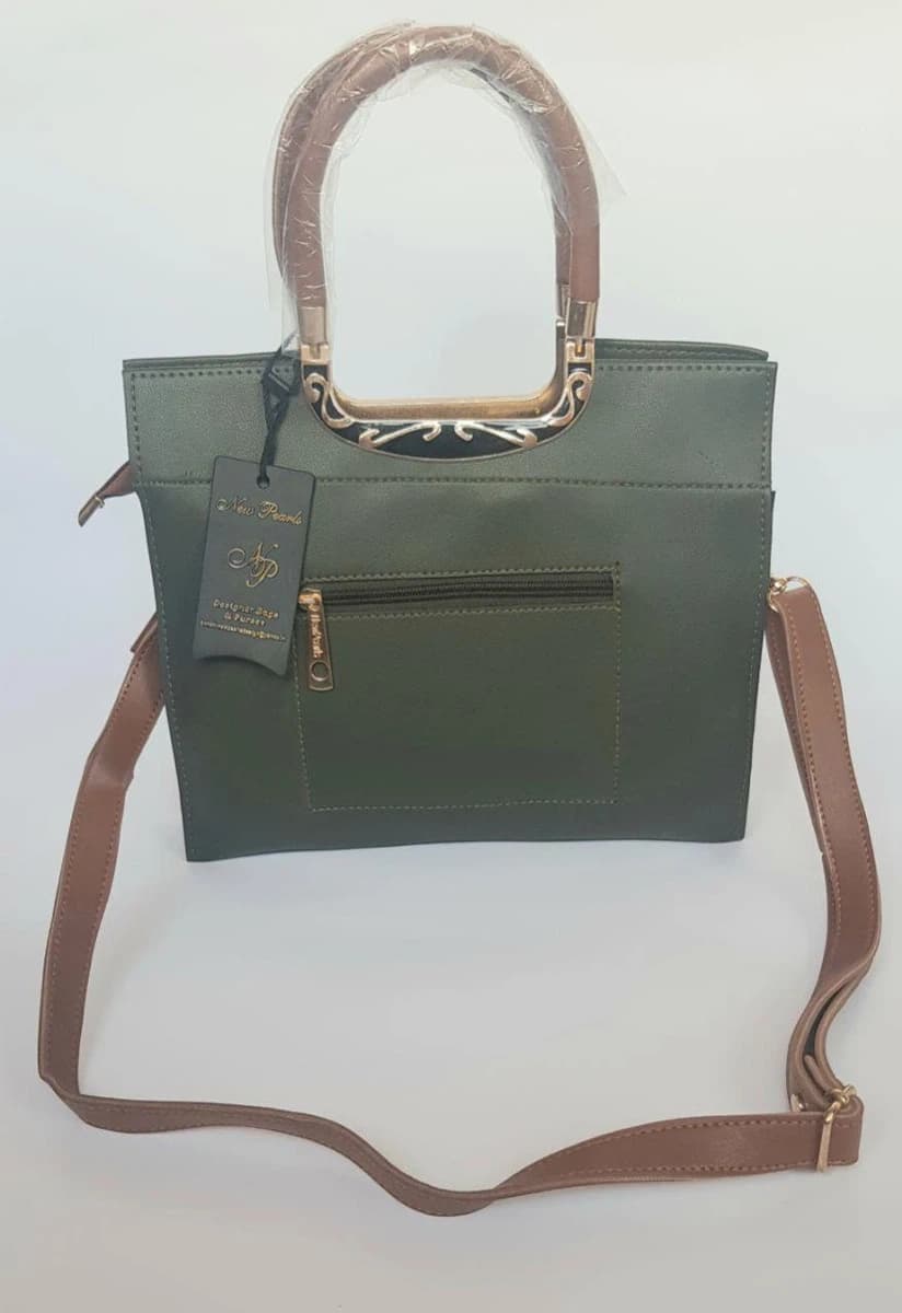 Fancy Cream Ladies Bag