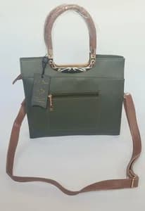 Fancy Cream Ladies Bag