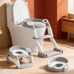 Premium 3-in-1 Baby Potty Training Chair – Adjustable Ladder & Soft Cushion Seat [ 2-5 YEARS ]