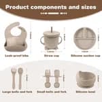 Premium Silicone Baby Feeding Set – All-in-One Self-Feeding & Weaning Kit