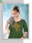 FuLoo's Floret Heavy Rayon Stylish Dress for Women #207