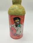 Elvis Presley Printed Handmade Craft Bottle With Night Lamp - Unique Gift Item