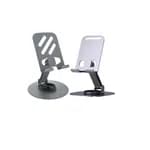 Metal Aluminum Alloy Rotary Phone Holder Folding Desktop Portable Tablet Bracket