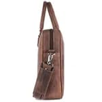 Hammonds Flycatcher Genuine Leather Laptop Bag for Men - Messenger Office Bag for Men - Fits Up to 15.6 Inch Laptop - Adjustable Shoulder Strap - Ideal for Office, Travel, Daily Use - Canyon Ridge