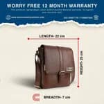 Hammonds Flycatcher Genuine Leather Unisex Sling Bag