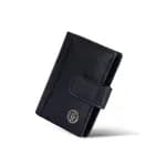 Hammonds Flycatcher Black Unisex Genuine Leather Card Holder