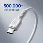 Elephu Silky Series Data Cable 1545| ( USB to Type C)| Fast charging| Pure soft Silicon Cable| 1000mm Length| Pure Copper Wire|