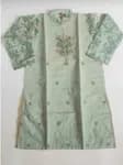 Silk Cotton Kurti With Garara.