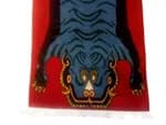 Nepali Hand-Knotted Red Traditional Woolen Carpet - 60 Knots, 90x190 cm