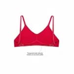 Zivame Double Layered Non Wired Full Coverage Backless Bra - Beet Red