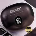 Bullet Power Pro-14 Stereo Headset True Wireless Earbuds TWS Bluetooth 5.3 with LED Display & Hi-Fi Audio - Black/Yellow