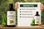 SUESA Herbal Shampoo with Conditioner | Honey, Tulsi & Aloe Vera | Anti Hair Fall, Nourishing & Strengthening Formula | Sulphate & Paraben Free | 200 ml