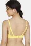 Zivame Modern Grounds Push-Up Regular Wired Medium Coverage Bra - Yellow