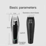 VGR V-030 Professional Hair Trimmer Runtime: 100 min Trimmer for Men (Black)