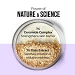 Dr. Sheth's Oats & Ceramide Sensitive Skin Moisturizer | Oil-Free | 1% Oats Complex & 1% Ceramide Complex | Soothes & Reduces Irritation | Strengthens Skin Barrier | Light Weight, Non-Sticky | Men & Women | 100 g