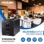 Prolink Auto Voltage Regulator 500VA - PVR500D