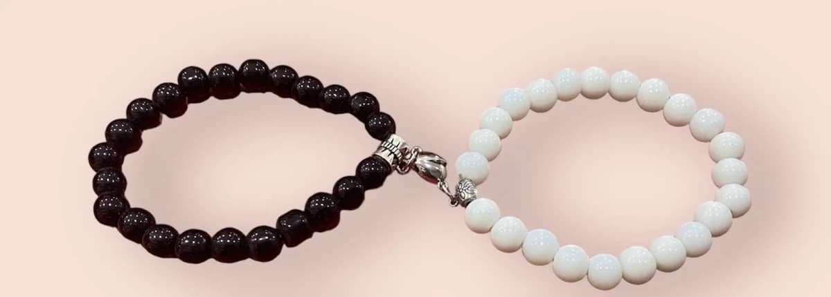 Black And White Couple Bracelet-1Pcs