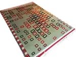 Handmade Nepali Wool Rug – Light Green Modern Pattern, 60 Knots, 170x240 cm