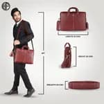 Hammonds Flycatcher Unisex Genuine Leather Bag - Messenger Leather Bags | Laptop Bags For Men And Women |
