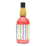 Lining Hand Print Handmade Craft Bottle For Decoration