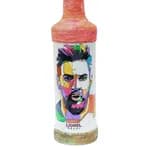 Lionel Messi Printed Handmade Craft Bottle With Light Lamp