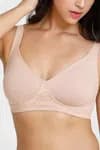 Zivame Single Layered Non Wired 3/4th Coverage Minimiser Bra-Roebuck