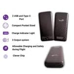 Bullet Power Bank PB-20 20000mAh Fast Charging 3-in-1 Portable Charger - Black