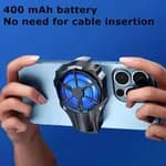 Phone Cooling Pad Air-Cooled Turbo Fan: Universal Cooling Fan for Mobile Gaming, Phone Cooling Heat Sink for PUBG, iOS & Android