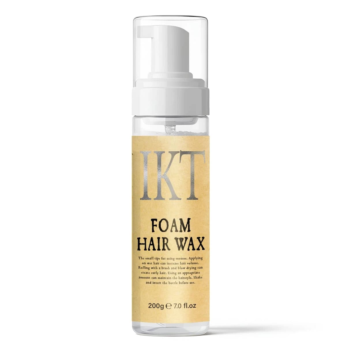 IKT Hair Styling Foam Wax & Braid Mousse (200ml / 7 fl. oz.)