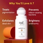 Chemist at Pla Under Arm Roll-On with 5% AHA| Lactic & Mandelic Acid|Prevents Odour, Brightens Skin & Exfoliates Underarm| For Sensitive Skin|Royal Oudh Fragrance | Alcohol & Aluminium Free