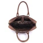 Hammonds Flycatcher Genuine Leather Laptop Bag for Men - Messenger Office Bag for Men - Fits Up to 15.6 Inch Laptop - Adjustable Shoulder Strap - Ideal for Office, Travel, Daily Use - Canyon Ridge