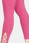 Zelocity Mid Rise Nouveau Stretch Legging For Women - Rose Melange