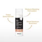 The Derma Co 1% Hyaluronic Tinted Sunscreen - 50g