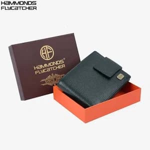 Hammonds Flycatcher Green Genuine Leather Wallet For Men
