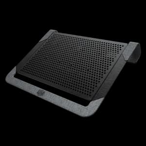 Notepal U2 PLUS V2, Cable Manger, 2in1 Case, 2 x Moveable Fan, Metal + Fabric