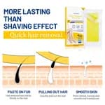 DISAAR BEAUTY Hair Removal Wax Strip Ready To Use At Home Armpit Leg Arm Bikini Area Natural Plant Extract Soothing Soft Skin 20PCS