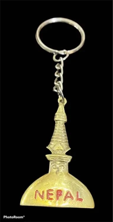 Swoyambhu Chaitya Design Keyring