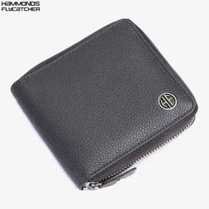 Hammonds Flycatcher RFID Protected Genuine Leather Grey Wallet for Men