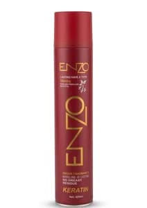 ENZO Keratin Hair Spray – Strong Hold & Long Lasting Professional Finish (420ml)